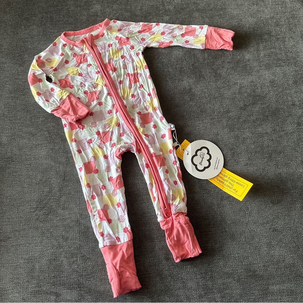 Dream Big Little Co Bamboo Zippy Pajama size 0-3 months